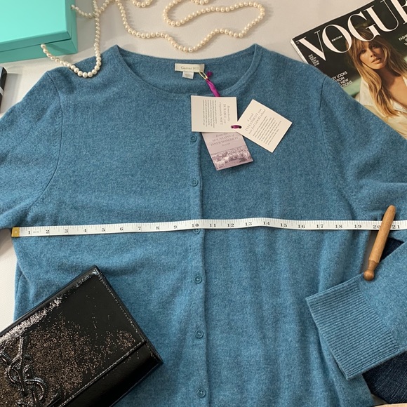 Garnet Hill 100% Pure Cashmere Sweater - Brand New with Tags! - Picture 5 of 16